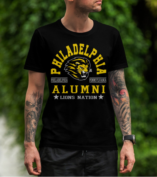 Philadelphia Pennsylvania Alumni Lions Nation T-Shirt