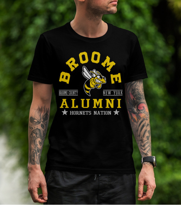 Broome County New York Alumni Hornets Nation T-Shirt
