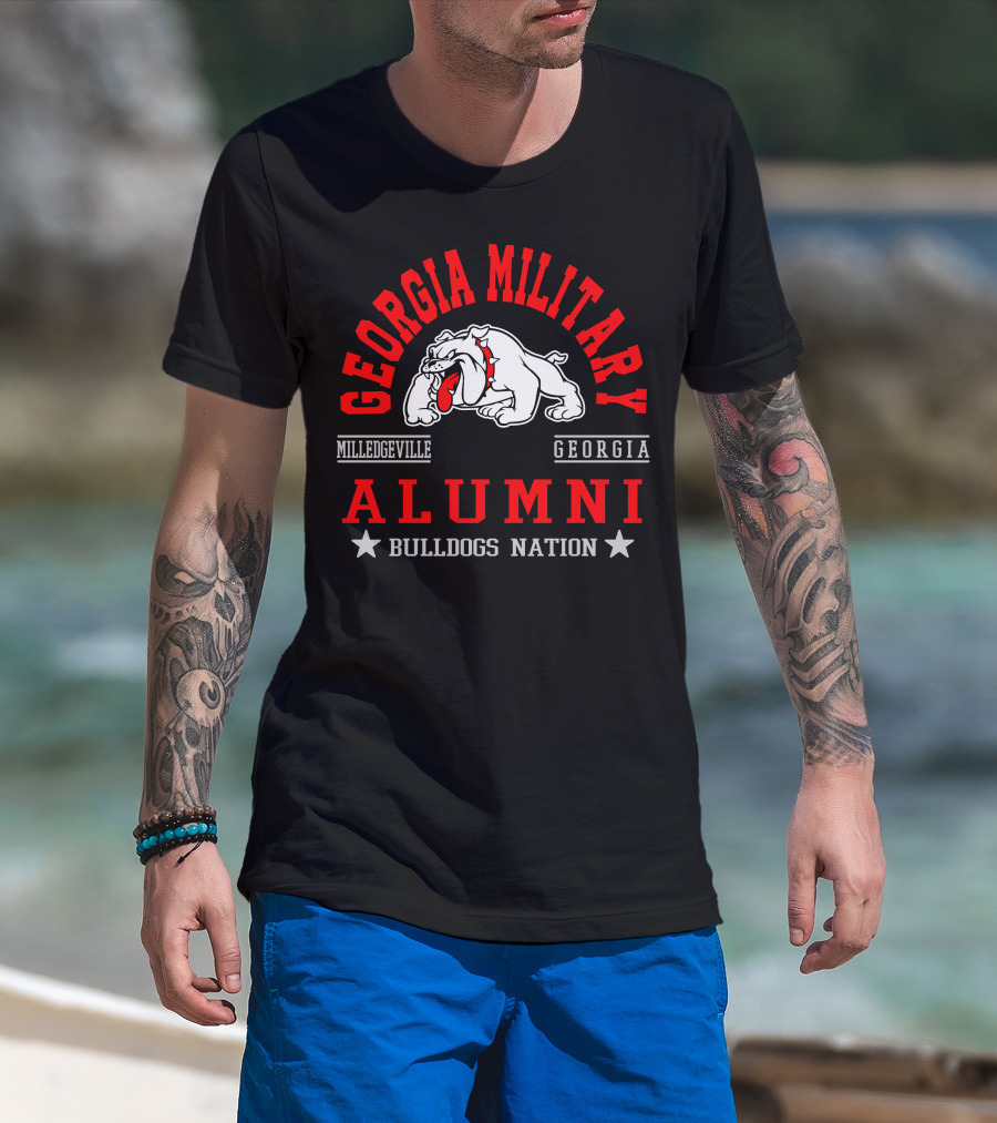 Georgia Military College Milledgeville Alumni Bulldogs Nation T-Shirt