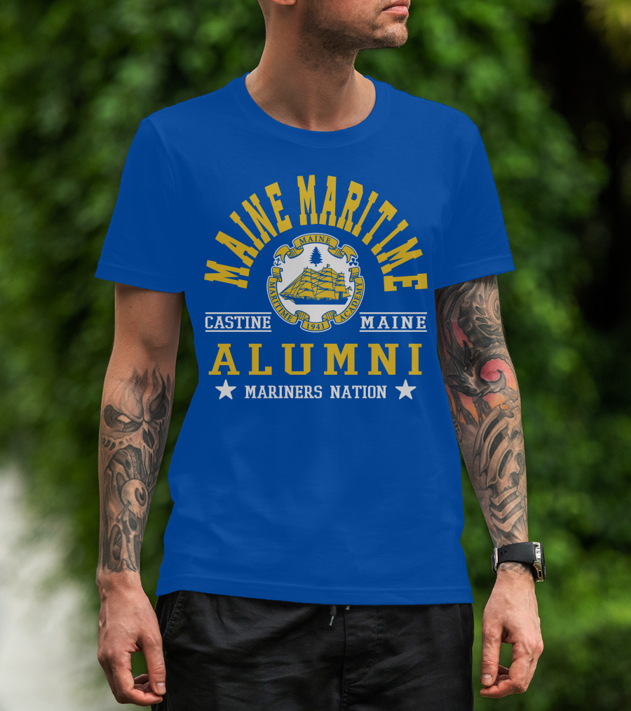 Maine Maritime Academy Castine Alumni Mariners Nation T-Shirt