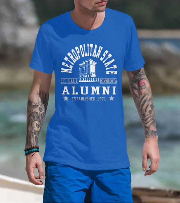 Metropolitan State Alumni St. Paul Minnesota Established 1971 T-Shirt