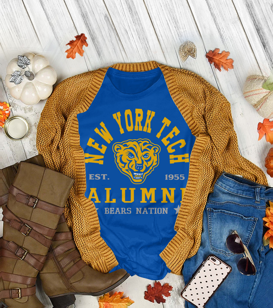 New York Tech Alumni Bears Nation Est. 1955 T-Shirt