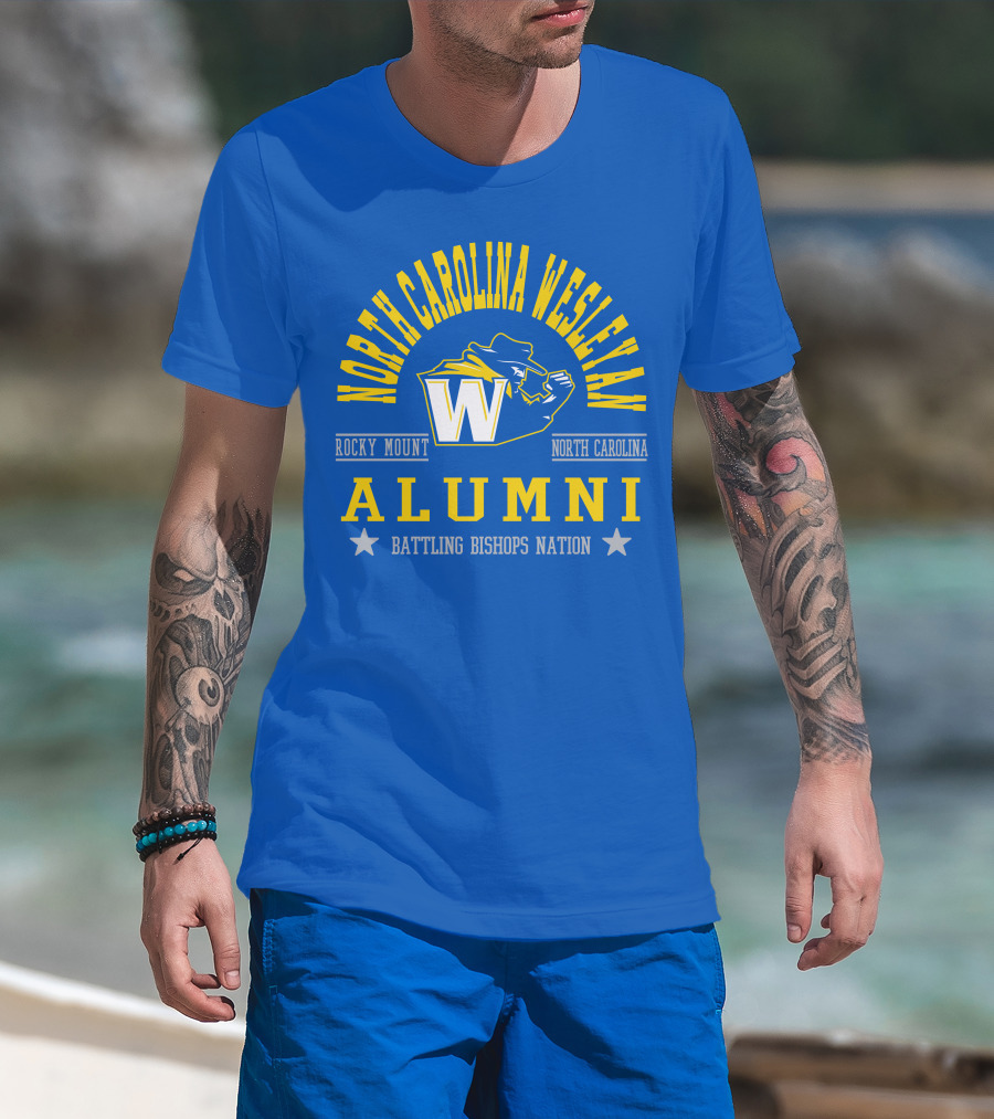 North Carolina Wesleyan Rocky Mount Alumni Battling Bishops Nation T-Shirt