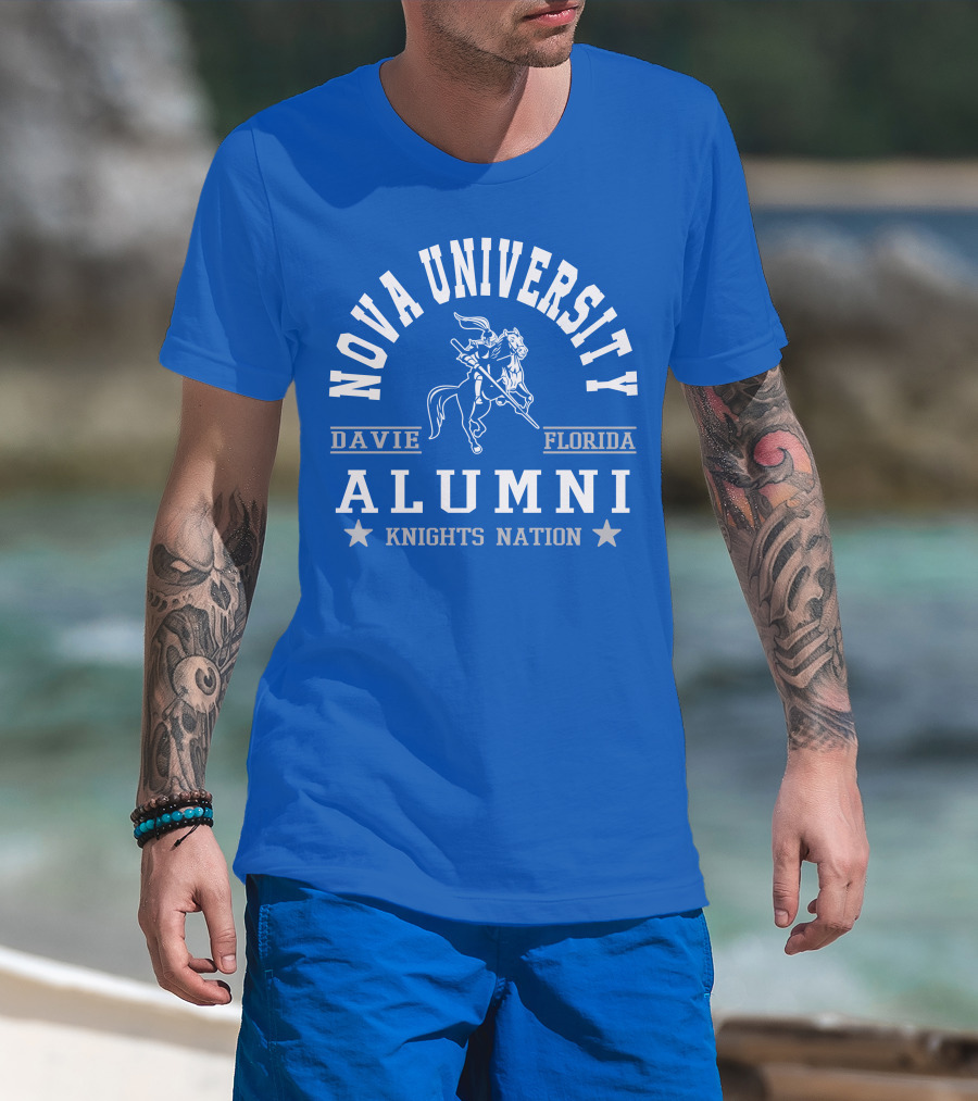 Nova University Alumni Davie Florida Knights Nation T-Shirt