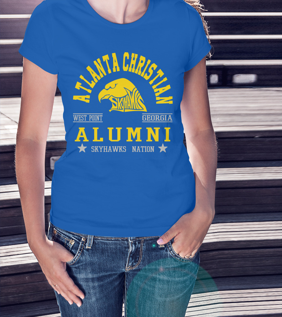 Atlanta Christian Skyhawks Georgia West Point Alumni Nation T-Shirt