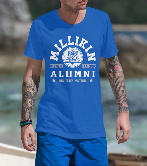 Millikin Alumni Decatur Illinois Big Blue Nation T-Shirt