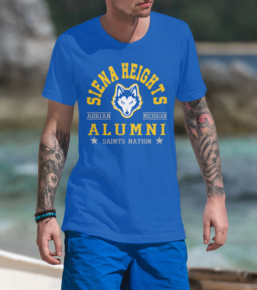 Siena Heights Alumni Adrian Michigan Saints Nation T-Shirt