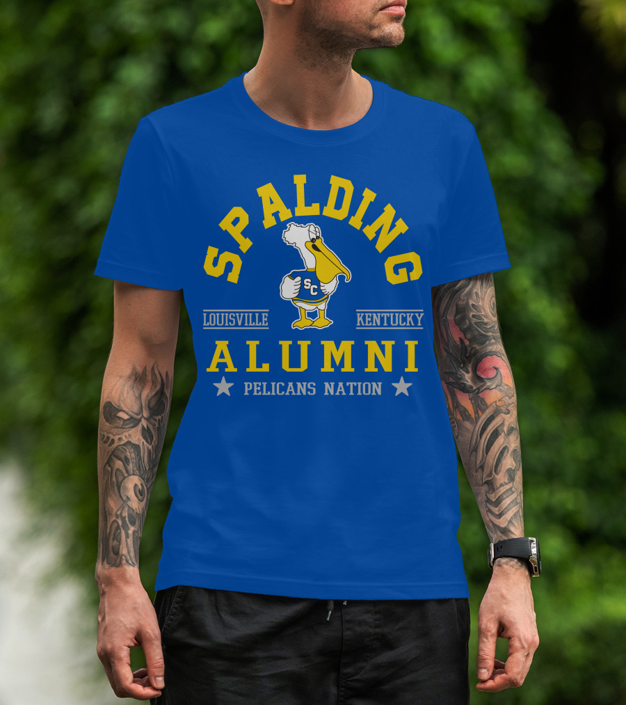 Spalding College Alumni Louisville Kentucky Pelicans Nation T-Shirt