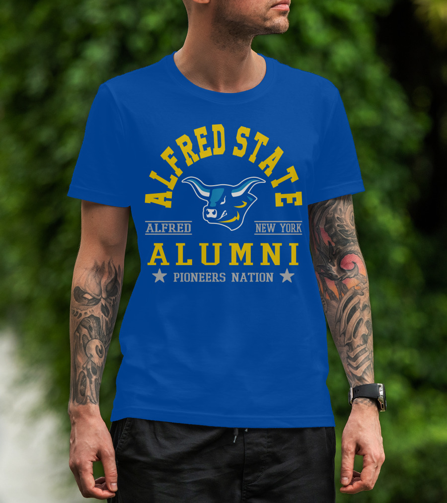 Alfred State Alumni Pioneers Nation New York T-Shirt