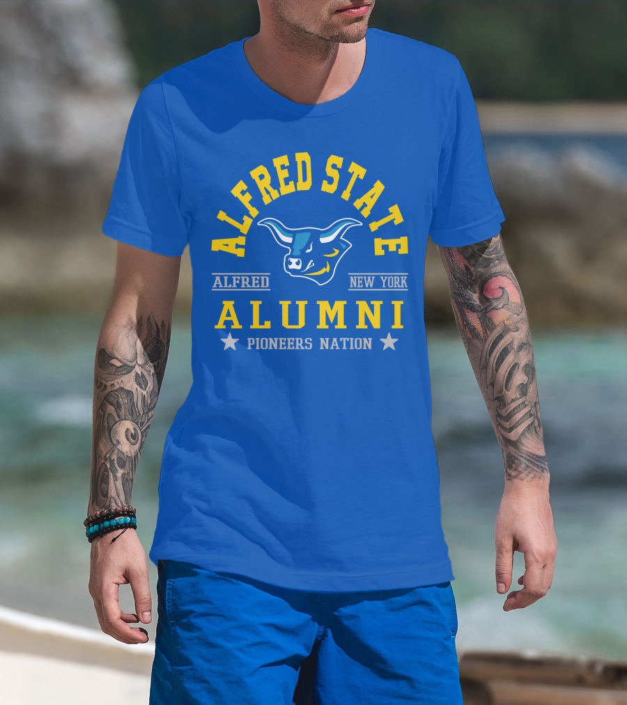 Alfred State Alumni Pioneers Nation New York T-Shirt
