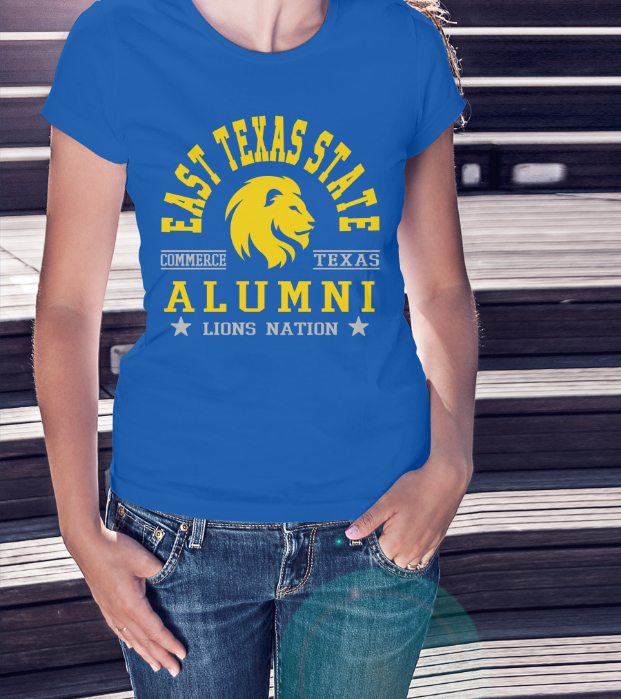 East Texas State Alumni Commerce Texas Lions Nation T-Shirt