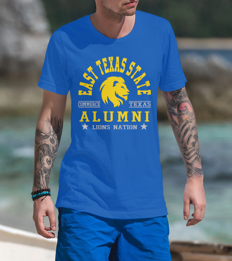 East Texas State Alumni Commerce Texas Lions Nation T-Shirt