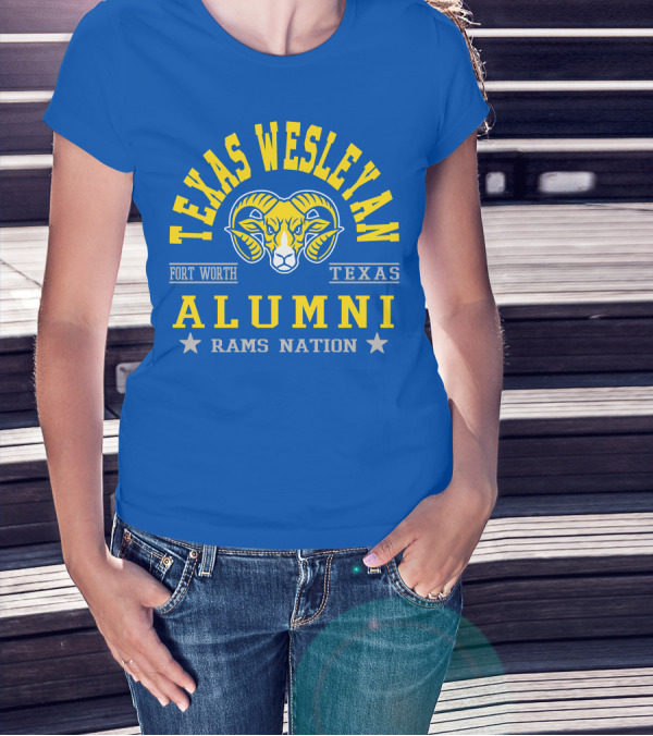 Texas Wesleyan Alumni Fort Worth Texas Rams Nation T-Shirt