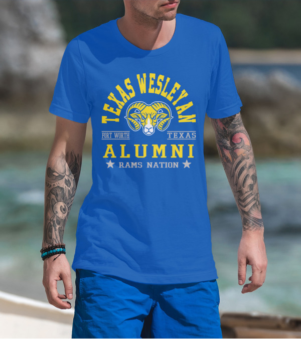Texas Wesleyan Alumni Fort Worth Texas Rams Nation T-Shirt
