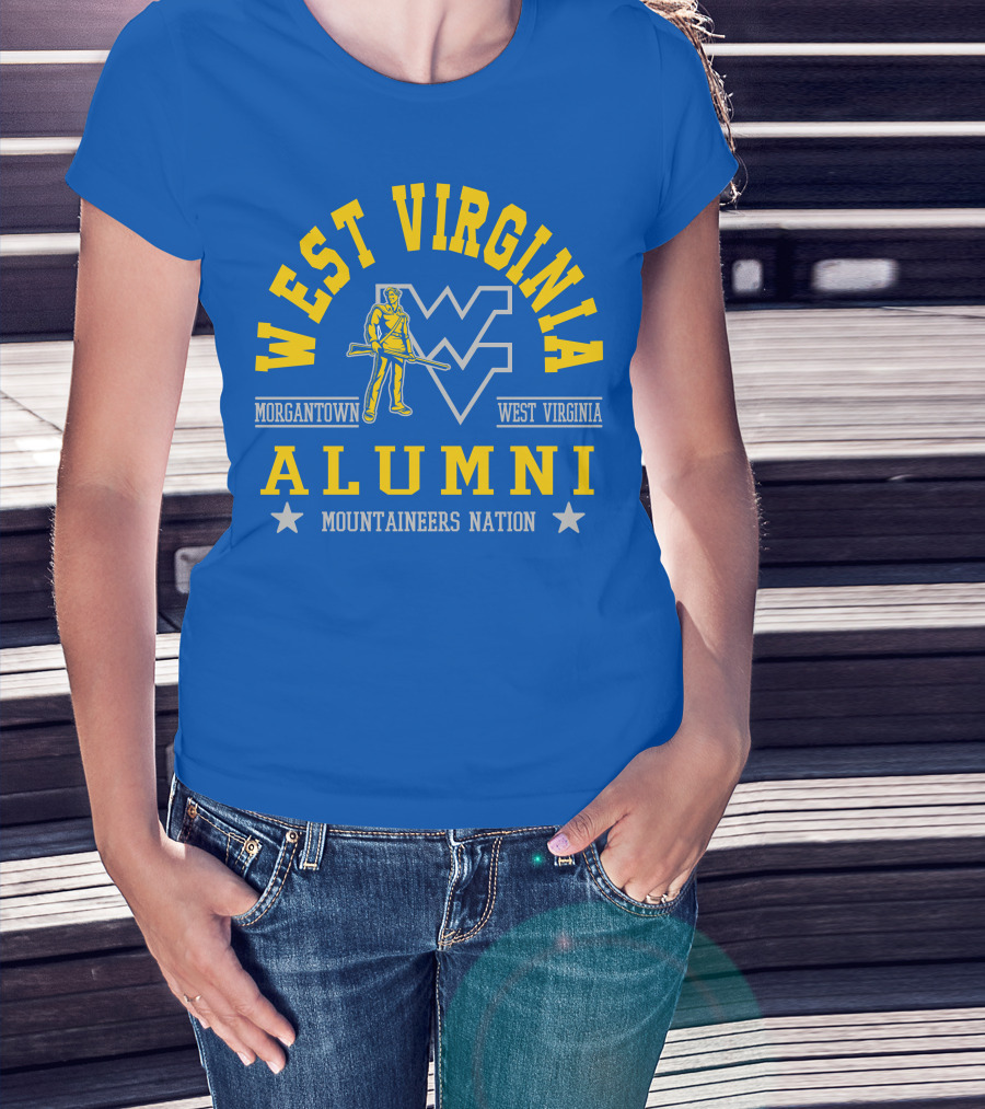 West Virginia Mountaineers Alumni Morgantown Nation T-Shirt