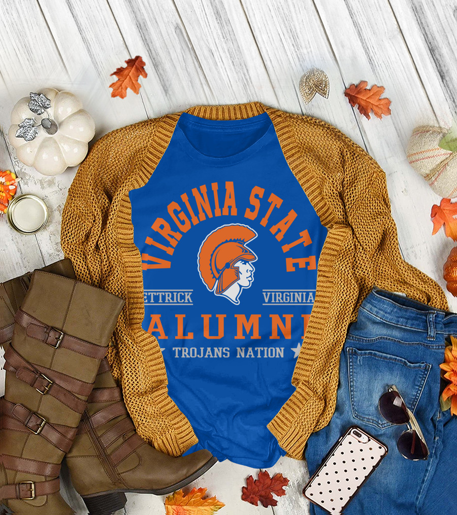Virginia State Ettrick Alumni Trojans Nation T-Shirt