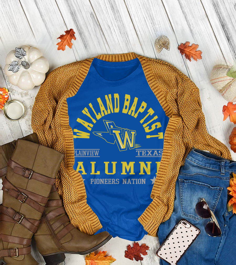 Wayland Baptist Alumni Pioneers Nation Plainview Texas T-Shirt