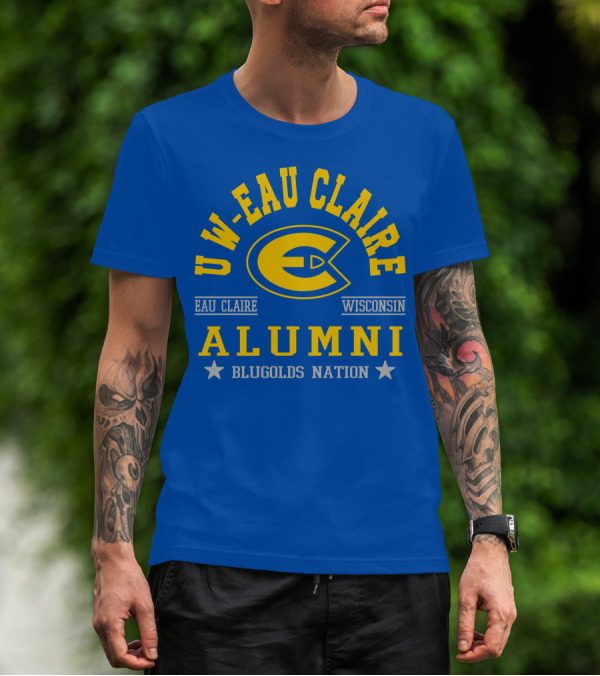 UW Eau Claire Alumni Blugolds Nation Eau Claire Wisconsin T-Shirt