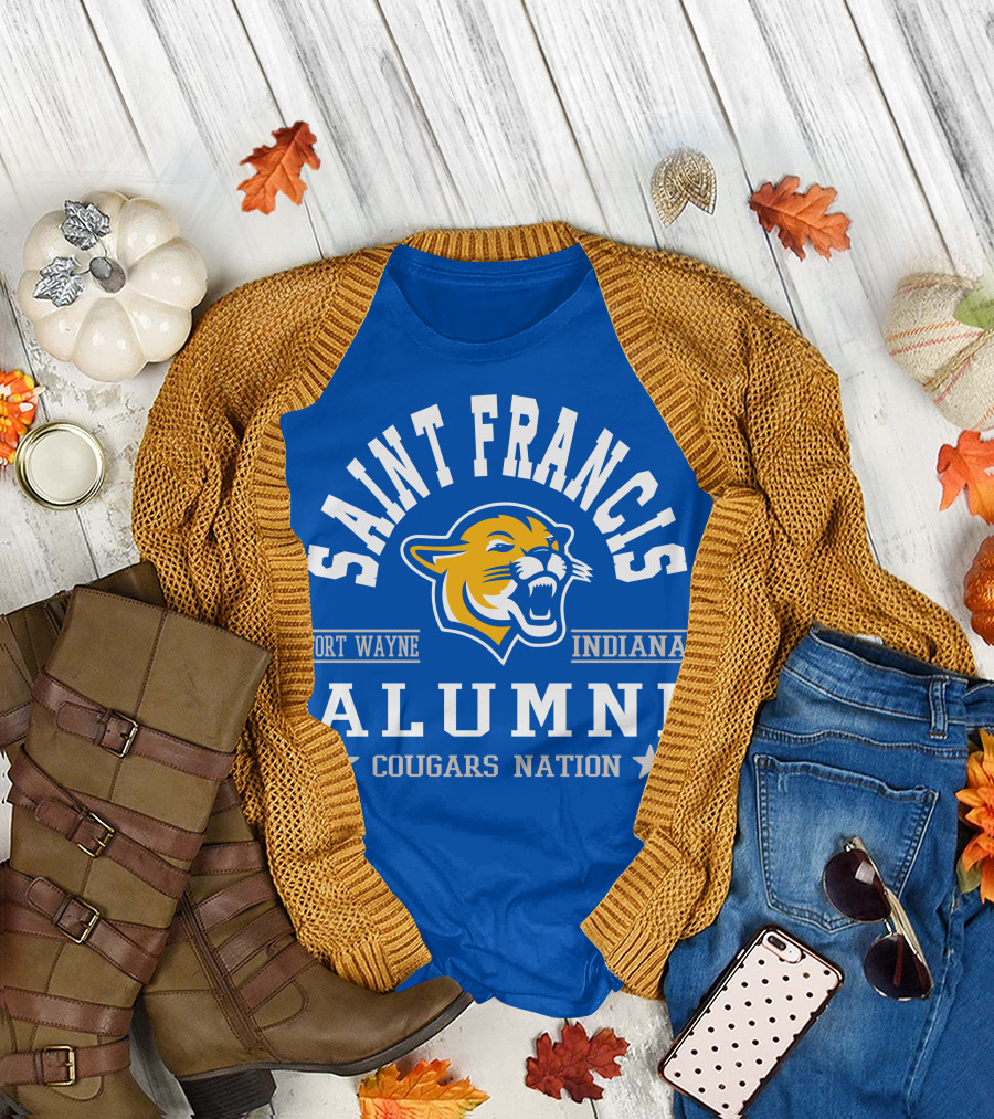 Saint Francis Fort Wayne Indiana Alumni Cougars Nation T-Shirt