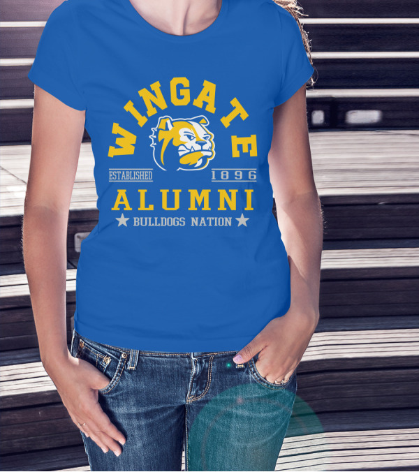 Wingate Established 1896 Alumni Bulldogs Nation T-Shirt