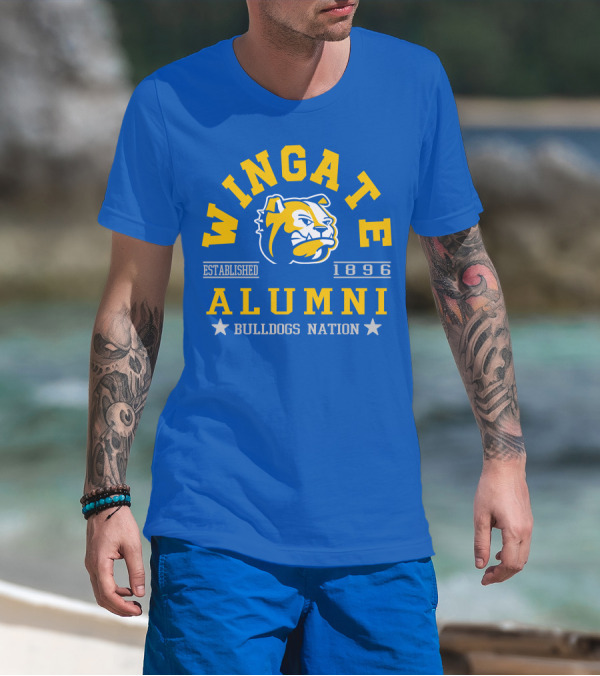 Wingate Established 1896 Alumni Bulldogs Nation T-Shirt