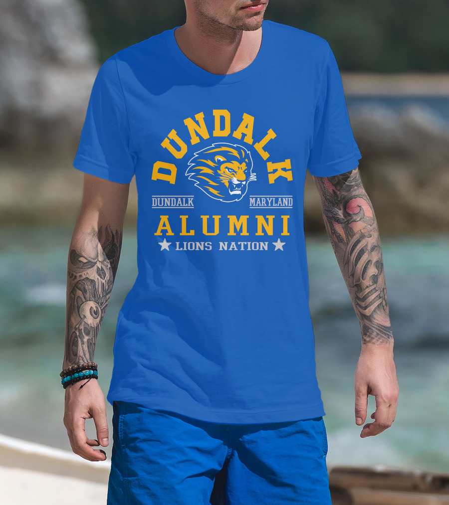 Dundalk Maryland Alumni Lions Nation T-Shirt