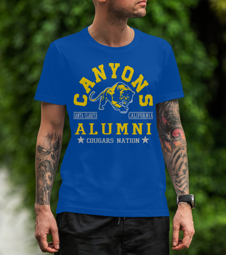 Canyons Alumni Santa Clarita California Cougars Nation T-Shirt