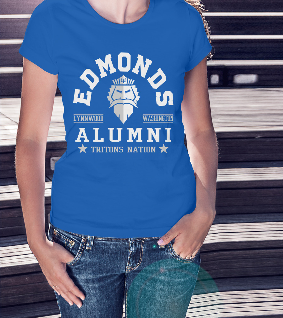 Edmonds Lynnwood Washington Alumni Tritons Nation T-Shirt