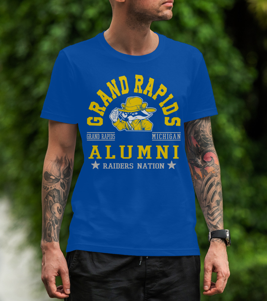 Grand Rapids Michigan Alumni Raiders Nation T-Shirt