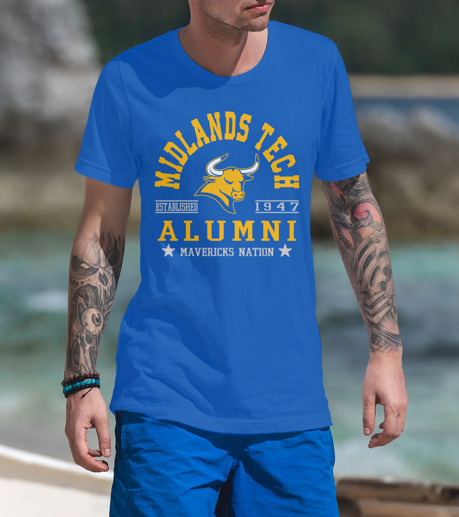Midlands Tech Alumni Established 1947 Mavericks Nation T-Shirt