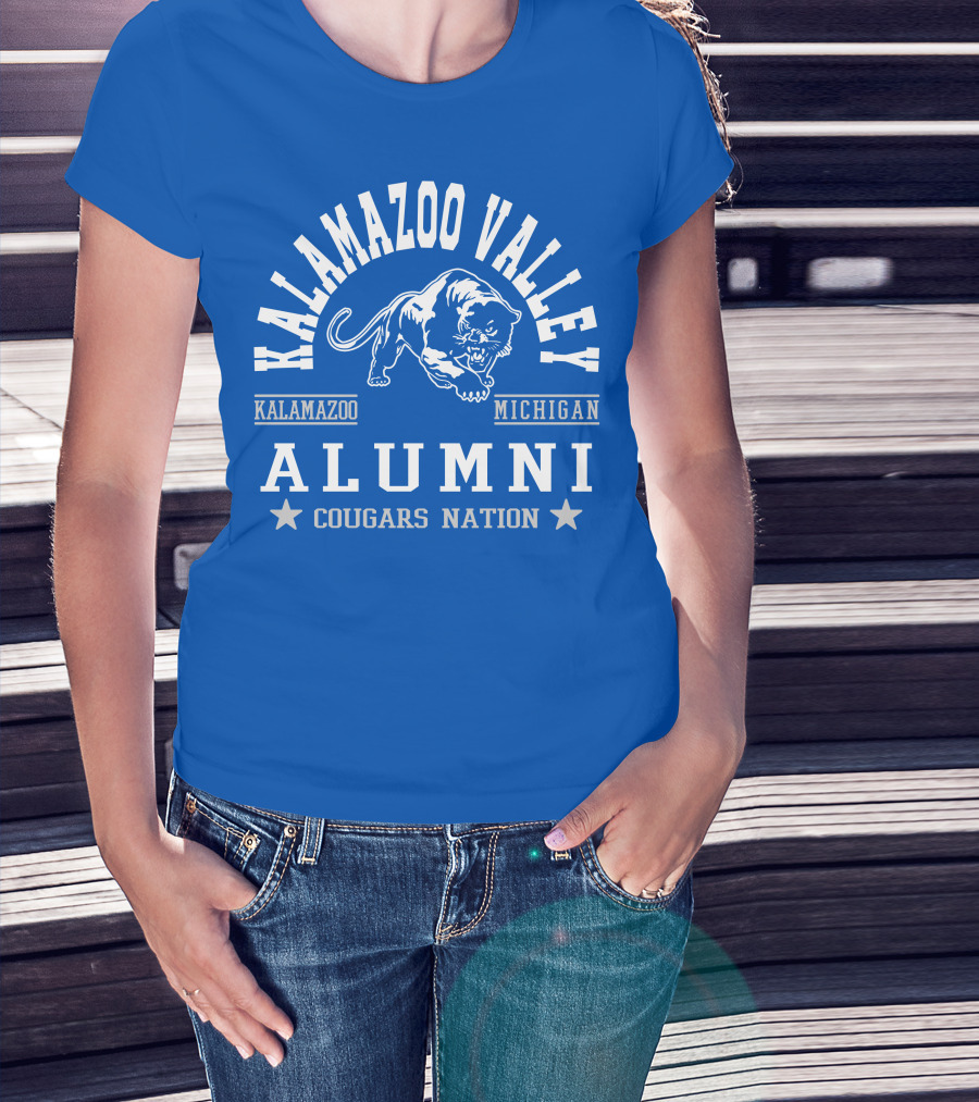 Kalamazoo Valley Alumni Cougars Nation Michigan T-Shirt