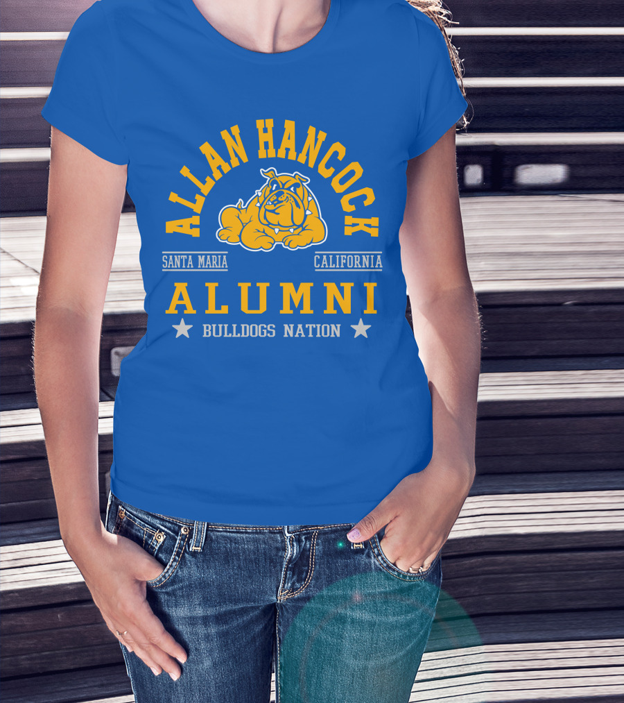 Allan Hancock Santa Maria California Alumni Bulldogs Nation T-Shirt