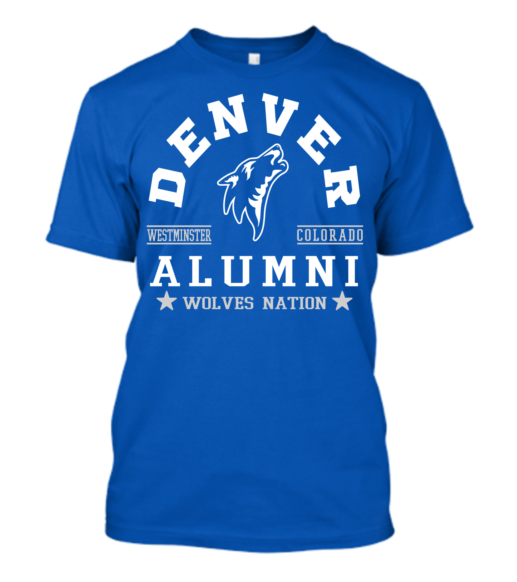 Denver Westminster Colorado Alumni Wolves Nation T-Shirt