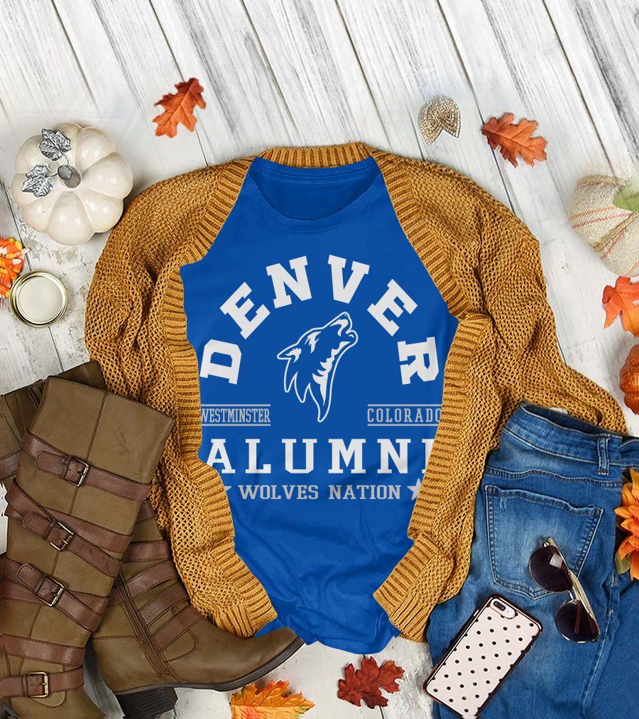 Denver Westminster Colorado Alumni Wolves Nation T-Shirt