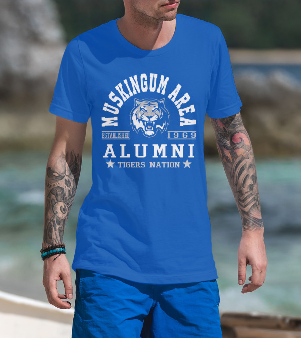 Muskingum Area Alumni Tigers Nation Established 1969 T-Shirt