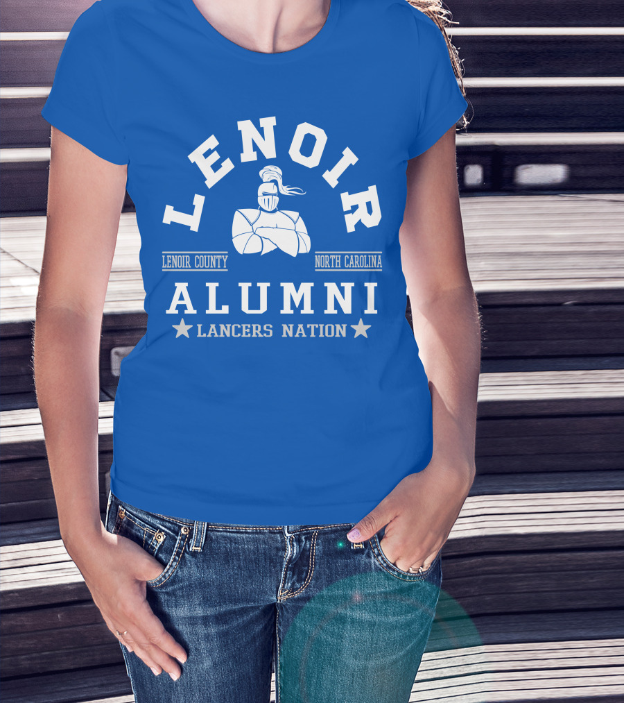 Lenoir County North Carolina Alumni Lancers Nation T-Shirt