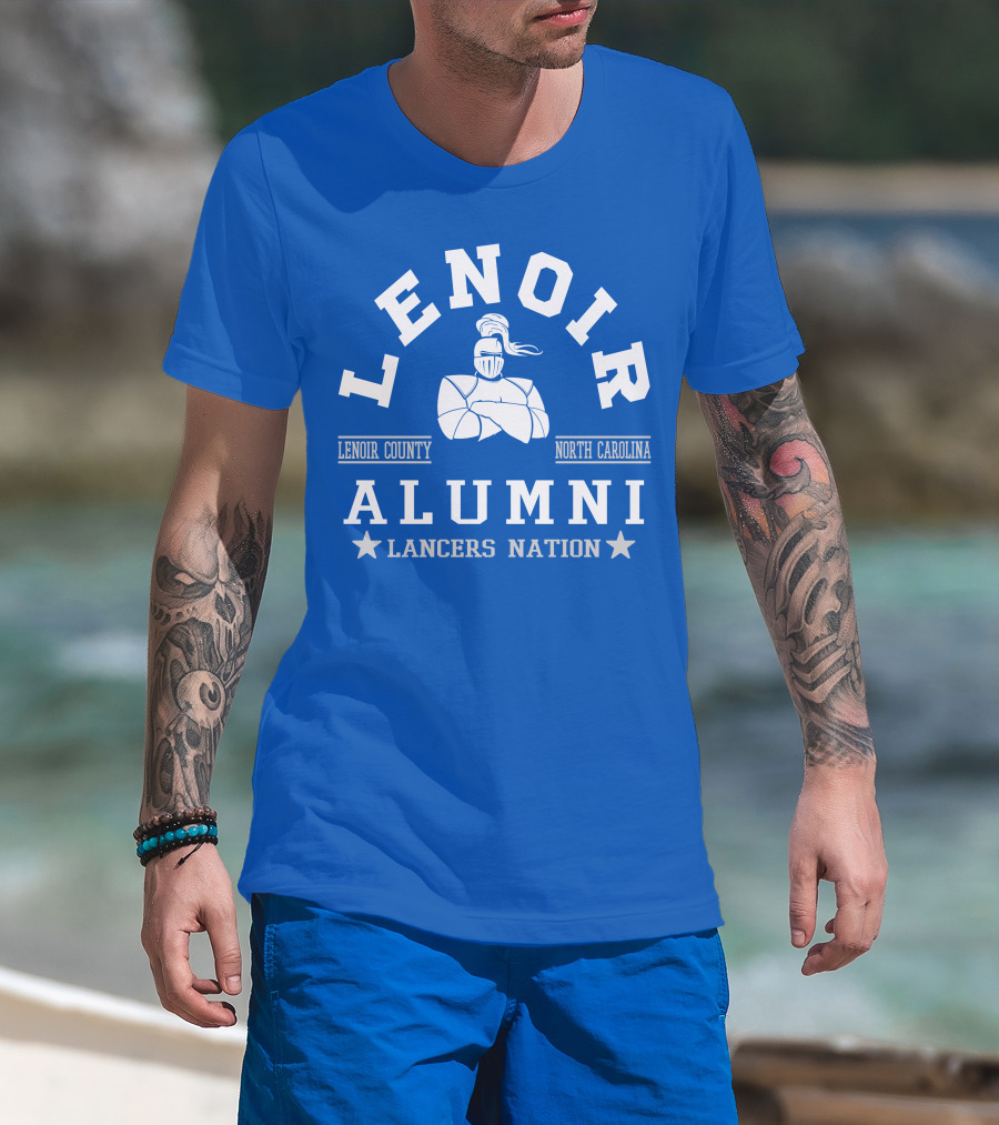 Lenoir County North Carolina Alumni Lancers Nation T-Shirt