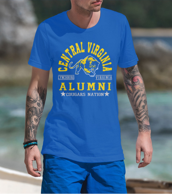 Central Virginia Lynchburg Cougars Alumni Nation T-Shirt
