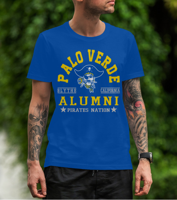 Palo Verde Alumni Pirates Nation Blythe California T-Shirt