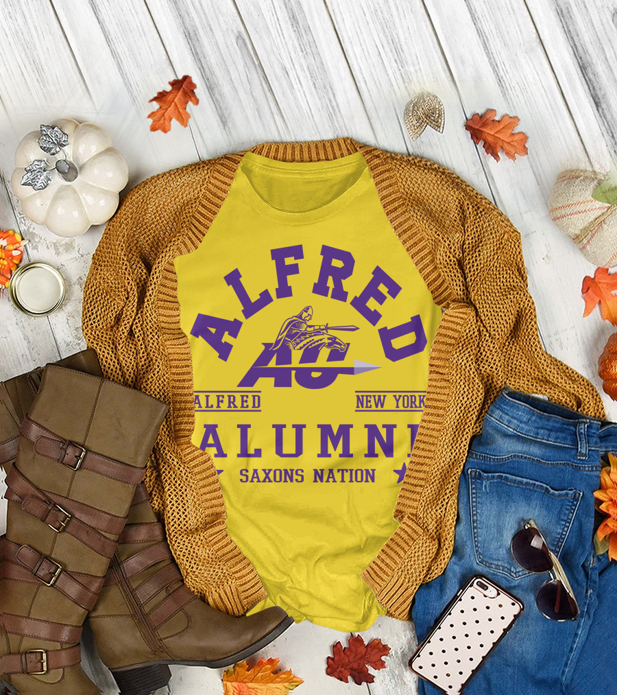 Alfred University Alumni Saxons Nation New York T-Shirt