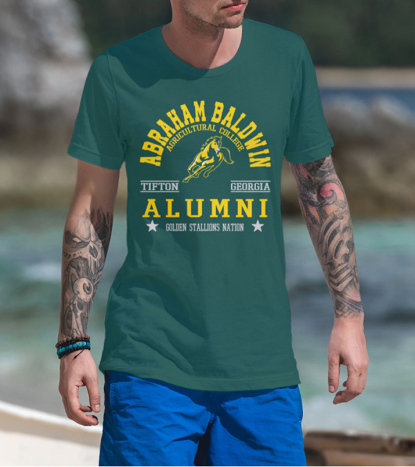 Abraham Baldwin Agricultural College Tifton Georgia Alumni Golden Stallions Nation T-Shirt