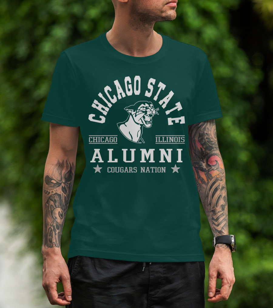 Chicago State Alumni Cougars Nation Illinois T-Shirt