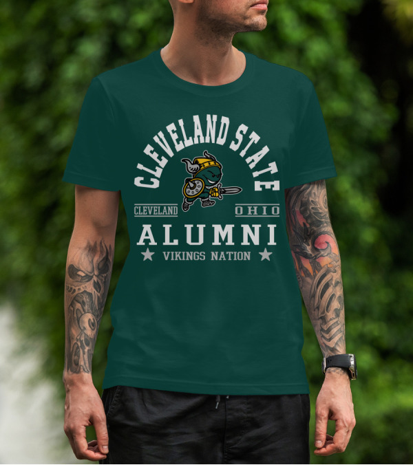 Cleveland State University Ohio Alumni Vikings Nation T-Shirt