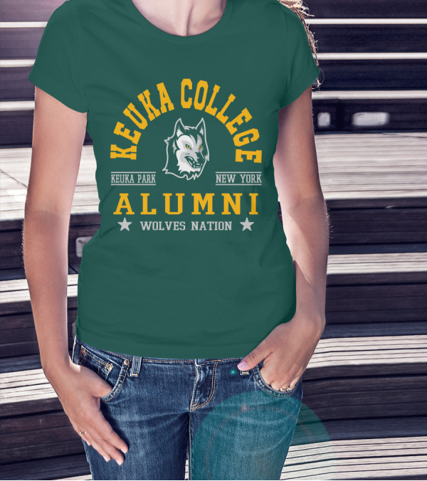 Keuka College Alumni Wolves Nation Keuka Park New York T-Shirt