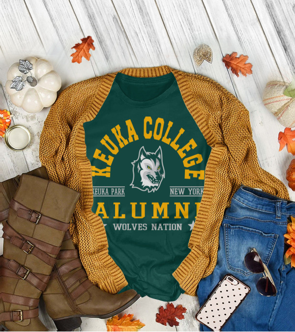 Keuka College Alumni Wolves Nation Keuka Park New York T-Shirt
