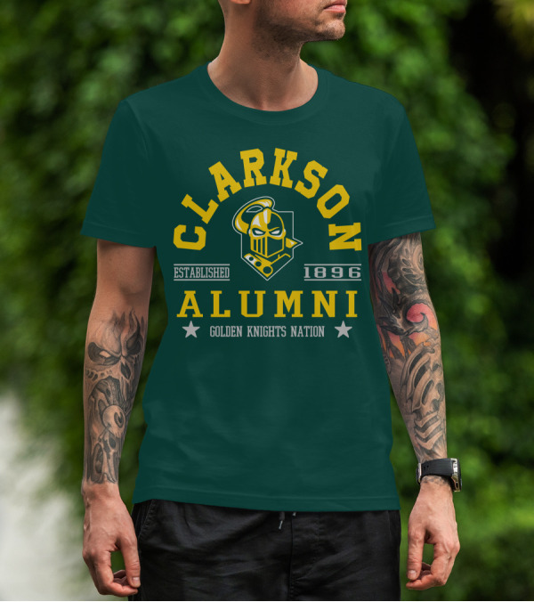 Clarkson Alumni Established 1896 Golden Knights Nation T-Shirt