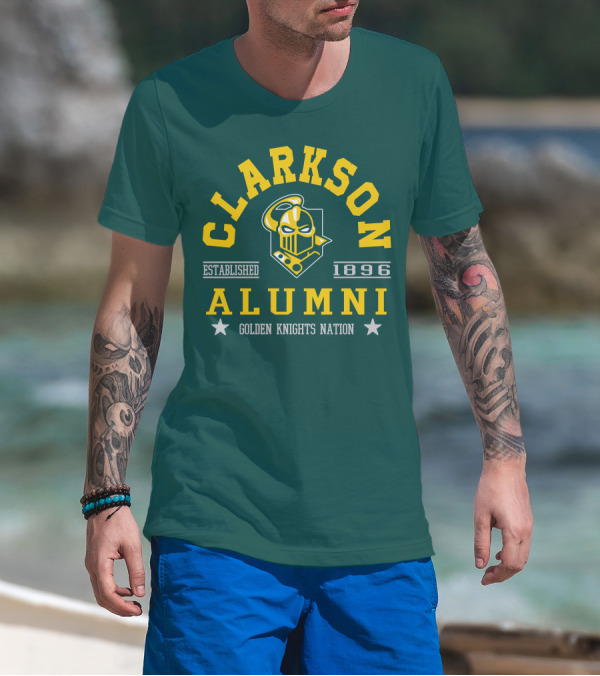 Clarkson Alumni Established 1896 Golden Knights Nation T-Shirt
