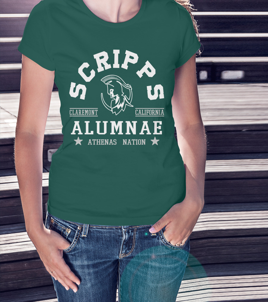 Scripps College Alumnae Claremont California Athenas Nation T-Shirt