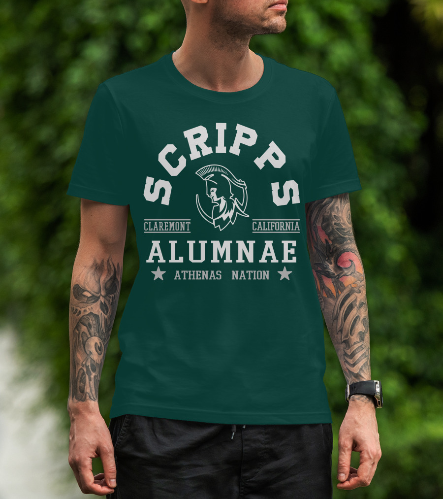 Scripps College Alumnae Claremont California Athenas Nation T-Shirt