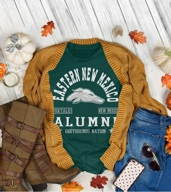 Eastern New Mexico University Portales Alumni Greyhounds Nation T-Shirt